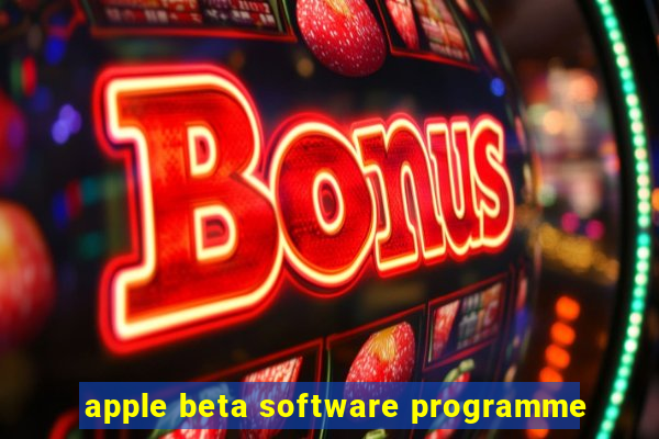 apple beta software programme